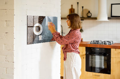 Magneet bord Kop koffie