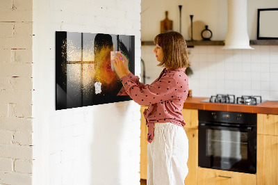 Magneet bord Specerijen gemorst