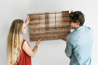 Memobord keuken Houten planken