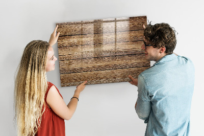 Memobord keuken Houten planken