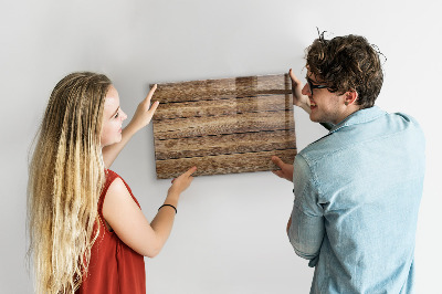 Memobord keuken Houten planken