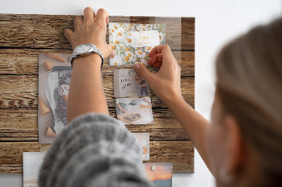 Memobord keuken Houten planken