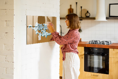 Memobord magnetisch Laten we op reis gaan