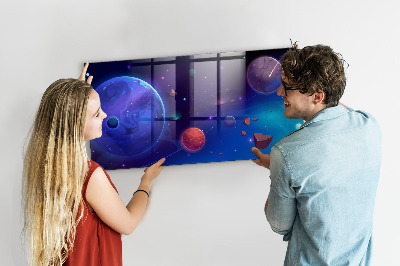 Magnetisch bord kind Planeten van sterrenstelsels