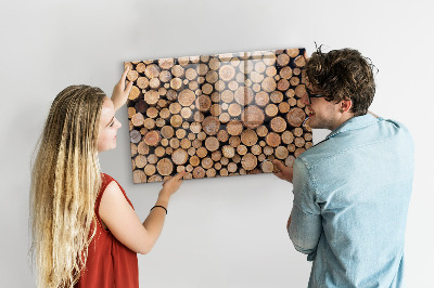 Memobord keuken Boomringen