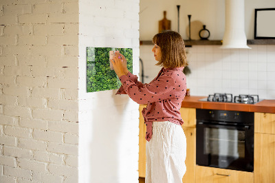 Memobord keuken Bos vanuit vogelperspectief