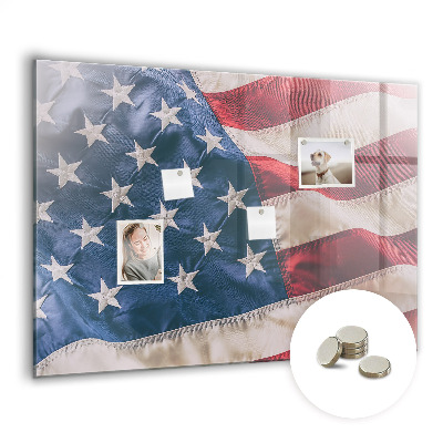Magnetisch memobord Amerikaanse vlag