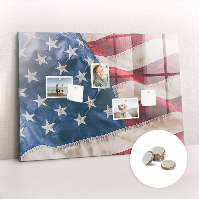 Magnetisch memobord Amerikaanse vlag