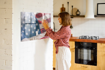 Magnetisch memobord Amerikaanse vlag