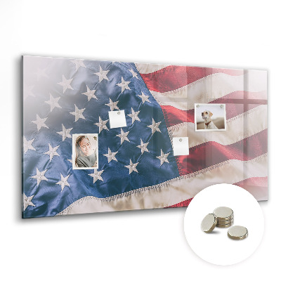 Magnetisch memobord Amerikaanse vlag