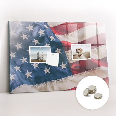 Magnetisch memobord Amerikaanse vlag