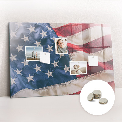 Magnetisch memobord Amerikaanse vlag