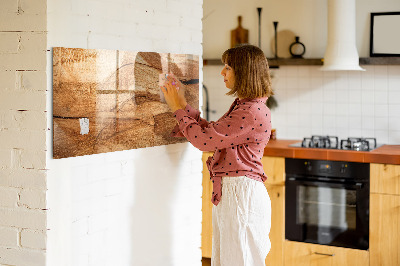 Memobord keuken Hout textuur