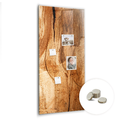 Magneetbord keuken Natuurlijk hout