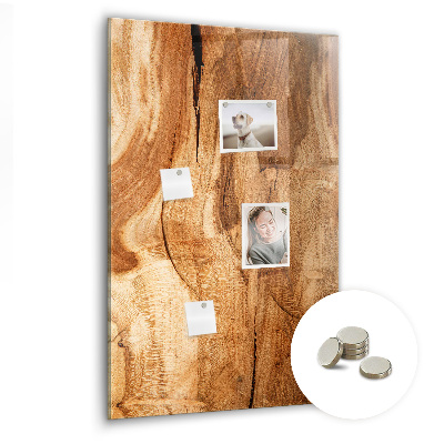 Magneetbord keuken Natuurlijk hout