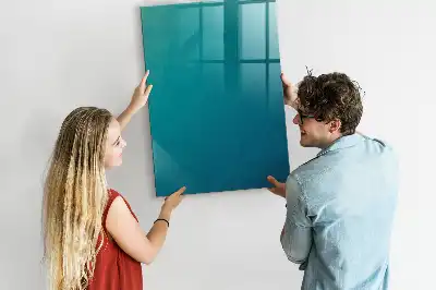 Glazen memobord geometrische abstractie