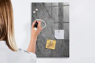 Magnetisch glazen wandbord met rostextuur