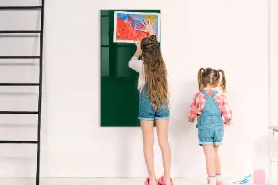 Magnetisch glazen wandbord flesgroen