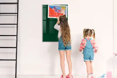 Magnetisch glazen wandbord flesgroen