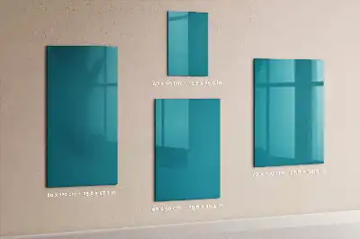 Magnetisch en uitwisbaar glazen wandbord marineblauw