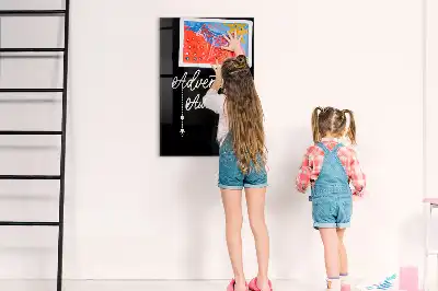 Magnetisch glazen wandbord uitwisbaar met motief Avontuur