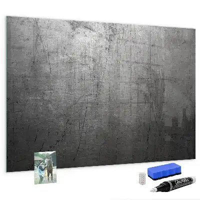 Glazen memobord met print inclusief neodymium magneten