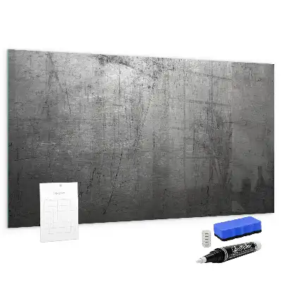 Glazen memobord met print inclusief neodymium magneten