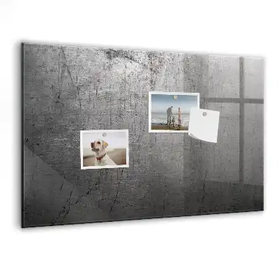 Glazen memobord met print inclusief neodymium magneten