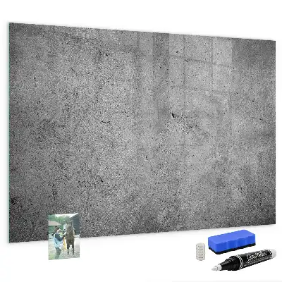 Magnetisch glazen planbord industriële stijl voor aan de muur