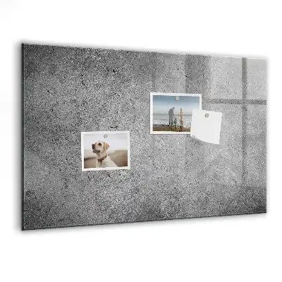 Magnetisch glazen planbord industriële stijl voor aan de muur