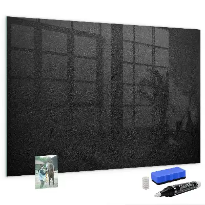Magnetisch glazen planbord in de kleur donkere rots