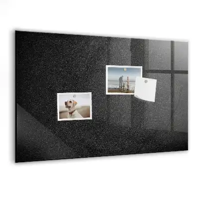 Magnetisch glazen planbord in de kleur donkere rots