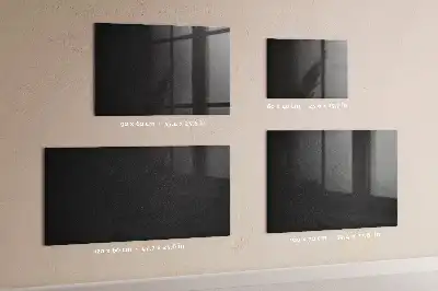 Magnetisch glazen planbord in de kleur donkere rots