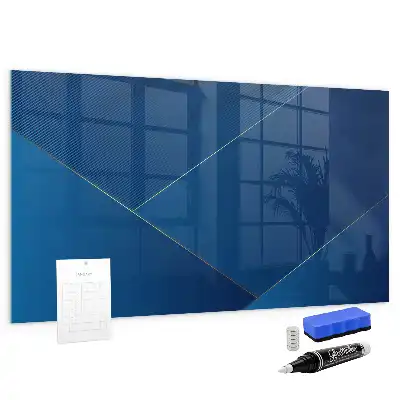 Glazen memobord met print inclusief neodymium magneten
