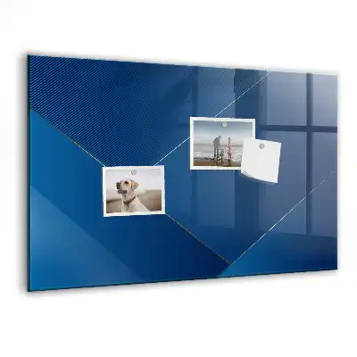 Glazen memobord met print inclusief neodymium magneten