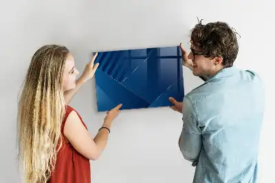 Glazen memobord met print inclusief neodymium magneten