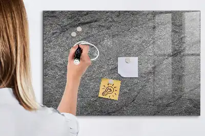 Magnetisch glasbord met print van vulkanisch gesteente