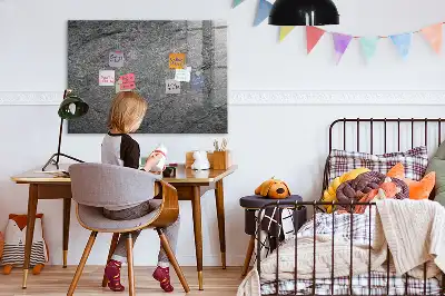 Magnetisch glasbord met print van vulkanisch gesteente