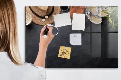 Glazen memobord met print inclusief neodymium magneten vakantie