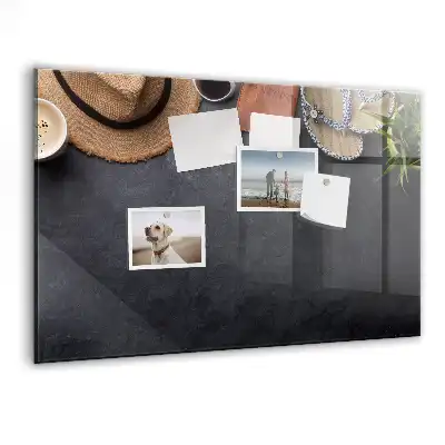 Glazen memobord met print inclusief neodymium magneten vakantie