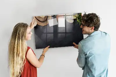 Glazen memobord met print inclusief neodymium magneten vakantie