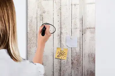 Magnetisch glazen memobord voor aan de muur