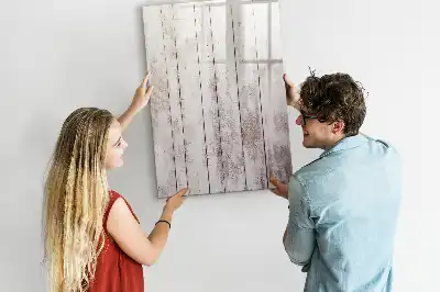 Magnetisch glazen memobord voor aan de muur