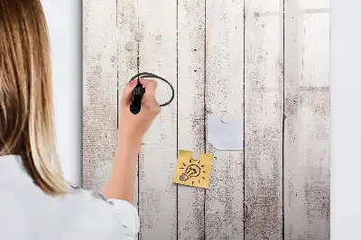 Magnetisch glazen memobord voor aan de muur