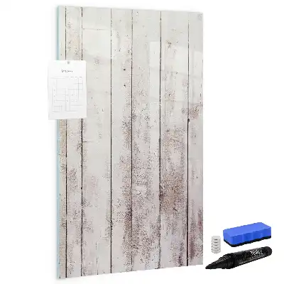 Magnetisch glazen memobord voor aan de muur