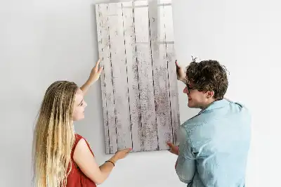Magnetisch glazen memobord voor aan de muur