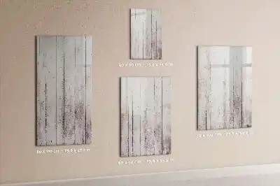 Magnetisch glazen memobord voor aan de muur