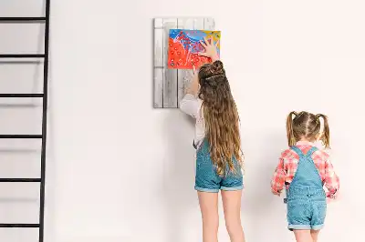 Magnetisch glazen memobord voor aan de muur