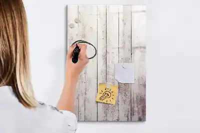 Magnetisch glazen memobord voor aan de muur