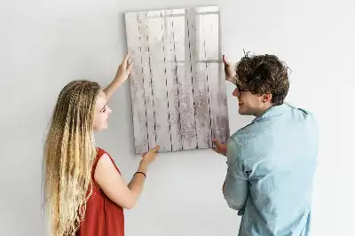 Magnetisch glazen memobord voor aan de muur